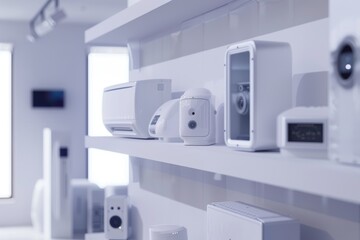 High-tech safety measures in security cameras ensure surveillance through video security protocols, integrating access measures for secure multimedia networking in smart homes.