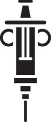 Syringe Glyph Icon