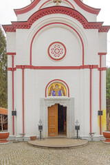Fototapeta premium Saint Archangel Gabriel Church at Tumane Monastery Complex Serbia