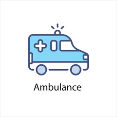 Ambulance  vector icon