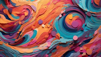 Vibrant hues and intricate patterns invite viewers to explore the endless possibilities of the digital domain. The future digital background offers an abstract representation of creativity and imagina