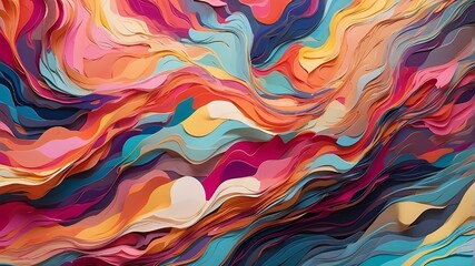 Vibrant hues and intricate patterns invite viewers to explore the endless possibilities of the digital domain. The future digital background offers an abstract representation of creativity and imagina