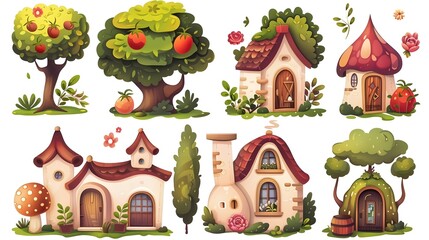 Charming Fairytale Cottages and Magical Landscapes in Whimsical
