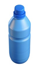 bottle of water isolated on white