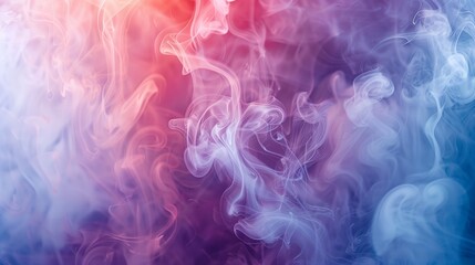 Fototapeta premium Ethereal smoke patterns with subtle color shifts, creating a mysterious atmosphere 