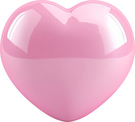 입체 분홍색 3d 하트.