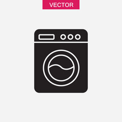 Washer machine vector flat trendy style illustration for web and app..eps