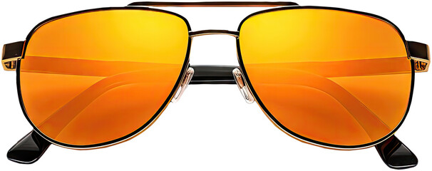 sunglasses, eyewear, orange, tinted, lenses, fashion, accessory, stylish, frame, metal, modern, protective, casual, trendy, mirrored, glare, UV, protection, vision, outdoor, cool, chic, design