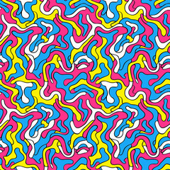 Elegant seamless design of abstract blobs, adding sophistication to decorative prints