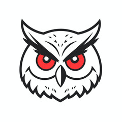 Vector illustration of an adorable Owl for young readers' books
