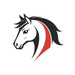 Vector illustration of a charming Horse for toddlers' learning adventures