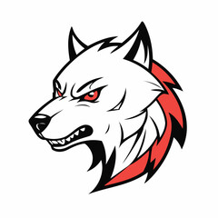 Cute Wolf for children's bedtime stories vector illustration