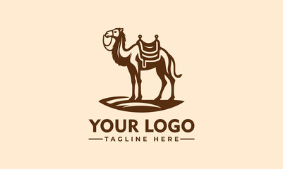 simple camel vector logo cute and simple camel representation of a camel that fuses the adventure of travel with the majesty of this iconic animal,