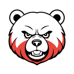 Vector illustration of a delightful Bear for early readers' enjoyment