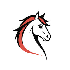 Cute Horse for kids' storybook vector illustration