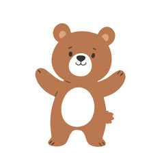 Cute Bear vector illustration for little ones' bedtime routines