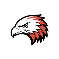 Cute Eagle vector illustration for preschoolers' learning moments