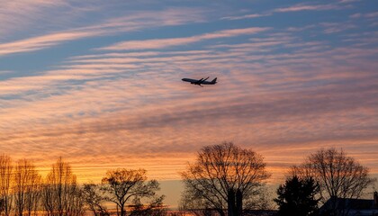skyward bound cessna aircraft at sunset