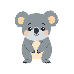 Cute Koala for preschoolers' storybook vector illustration