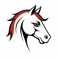 Cute vector illustration of a Horse for youngsters' imaginative stories