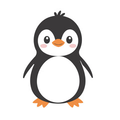 Vector illustration of a cute Penguin for children story book