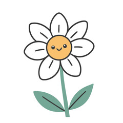 Cute Flower for children vector illustration