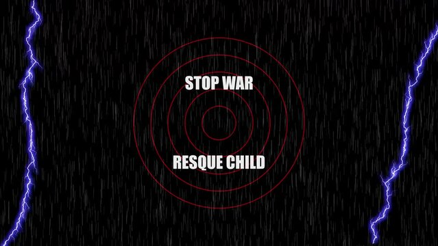 No war Save palestine resque child