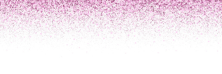 Pink Falling Glitter