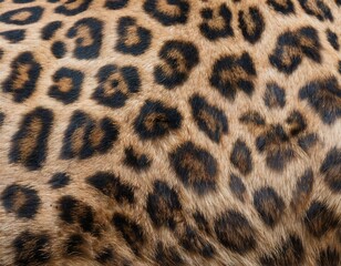 close-up texture of leopard fur hair