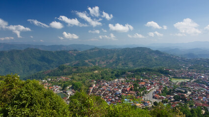 Divine Perspectives: Phongsaly from the Phoufa viewpoint