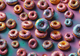 Start your morning right with a box of our delicious, colorful donuts.