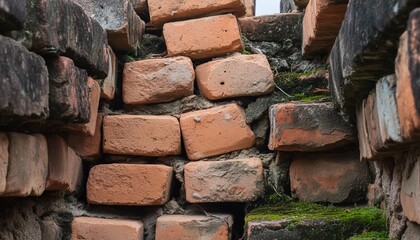 closeup texture brick wall background