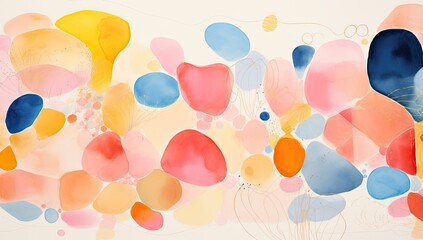 Circles of Diversity: Artwork Showcasing a Variety of Colorful Circles