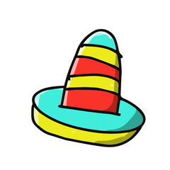 Football Illustration Cute Sticker