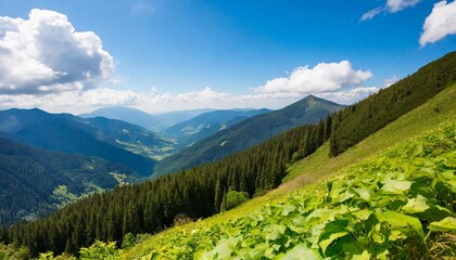 green mountain panorama