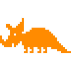 Obraz premium pixel dinosaur, dinosaur, pixel art dino, pixel art dinosaur, pixel dino, saurus, pixel art, pixel, design, digital, illustration, click, shape, silhouette
