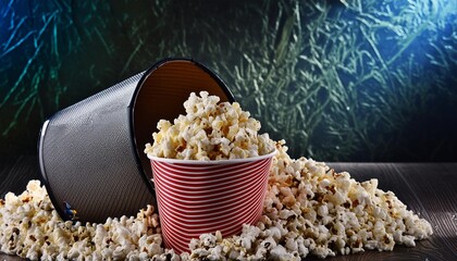 popcorn promotion background