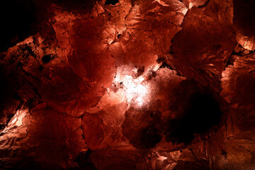 Backlit Olmiite macro photography detail texture background. close-up raw rough unpolished...
