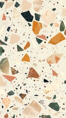Fototapeta premium Vibrant Kaleidoscope: A captivating mosaic tile pattern featuring a multitude of colorful shapes and sizes. Artistic mosaic concept