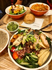 Chicken and vegetables