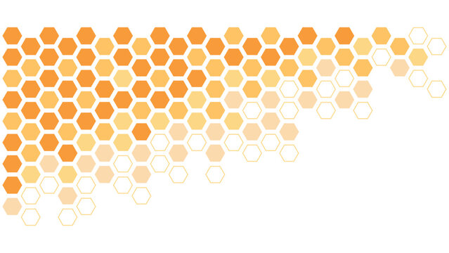 Honeycomb abstract artwork, beehive pattern for decoration, hive symbol for fabric design