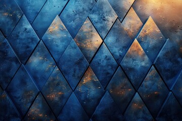 Dive into the world of business aesthetics with an abstract background design featuring a colorful array of blue geometric