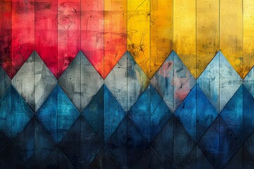 Dive into the world of business aesthetics with an abstract background design featuring a colorful array of blue geometric