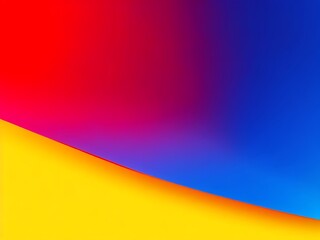 an abstract image with bright red, blue, and yellow colors.