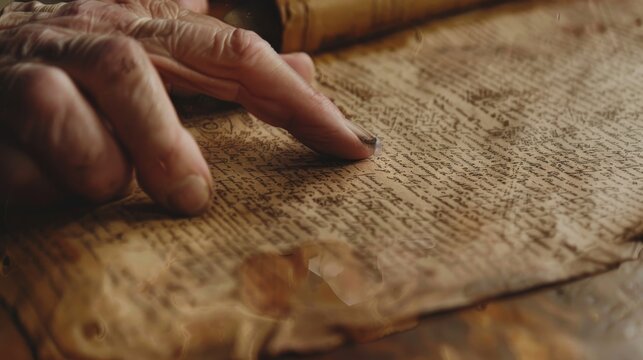 an aged weathered copy of the Emancipation Proclamation displayed at a Texas museum