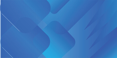 Fototapeta premium Abstract banner design with blue geometric background. Blue banner background. Vector abstract graphic design banner pattern background template vector