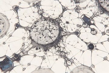 Intricate Neural Networks Revealed Through Electron Microscopy Examination of Brain Tissue Structure