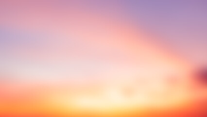 Gradient blur Overlay Orange Sky Evening Sunset Sunrise Pastel Soft Effect Background Pattern Abstract Texture Design Summer Nature Spring Light Beauty Template  Yellow Color Wallpaper Tropical