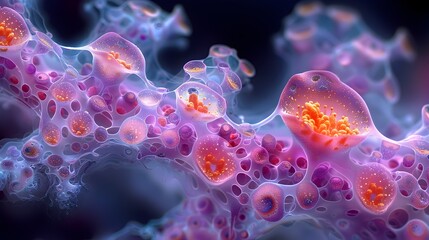 Captivating Microscopic of Plant DNA Structures