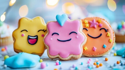 Obraz premium kawaii, colorful, sweetness